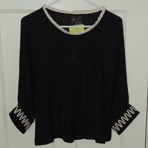 Emma Top with Cream Accents